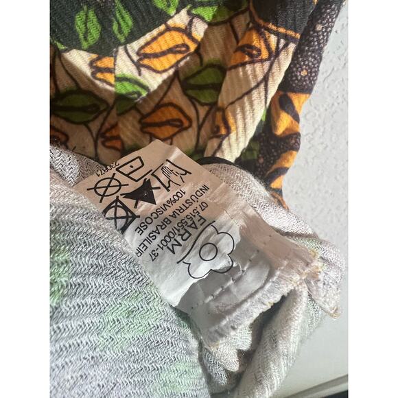 FARM Rio Green & Yellow Printed Mini Dress - Picture 11 of 15